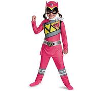Disguise Pink Ranger Dino Charge Classic Toddler Costume Medium (3T-4T)