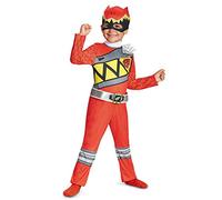 Disguise Red Ranger Dino Charge Classic Toddler Costume Medium (3T-4T)