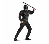 Disguise Snake Eyes Adult Fighter G.I. Joe Origins Movie Classic Costume 104629