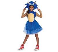 Disguise Sonic the Hedgehog Costume For Girls, 7-8 Years