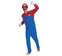 Disguise Super Mario Bros Adult Mario Costume, Adult Large/XL