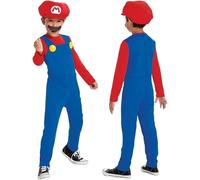 Disguise Unisex Child Costume – Nintendo Super Mario Jumpsuit, Official, Hat & Moustache (3-4 yrs)