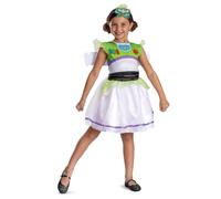 Disguise Toy Story Buzz Lightyear Costume For Girls | Officially Licensed Pixar, Detailed Dress with Attached Jetpack and Character Themed Headband