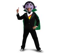 DISGUISE Unisex's The Count Adult Costume Sized, Black/Green/Purple/Yellow/Red, XL