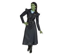 Disguise 173419B Elphaba Shiz University, Official Wicked Movie Costume Outfit, Striped, M