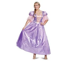 Disguise Women’s Rapunzel Costume, Official Disney Princess Rapunzel Deluxe Costume Dress