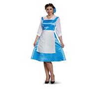 Disguise womens Belle Costume, Official Disney Beauty and the Beast Costume Outfit With Bow
