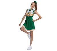 Disguise Womens Chrissy Cheerleader Costume, Official Stranger Things Hawkins Cheerleader Costume for Adults