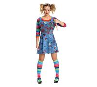 DISGUISE Women's Deluxe Chucky Dress Fancy Dress Costume X-Large