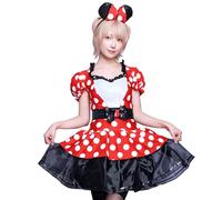Disguise Women's Disney Glam Minnie Mouse Costume, Red/White/Black, L