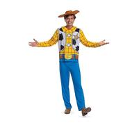 DISGUISE 158449C-EU Woody Basic Plus Adult (Eu) Toy Story Fancy Dress, Men, Multi, XXL (50-52)