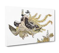 Disguised Immortal by Harunobu Suzuki Painting Canvas Print | Gallery Wrapped 30mm Frame Wall Art | 30x20 inches | Ready to Hang | Contemporary Picture | Living Room Bedroom Lounge Office