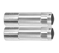 Disguised Safe - 2 Pieces Concealer Box in the Shape of a Flashlight with Secret Compartment - Fake Small Lamp for Jewellery, Money and Valuables, Discreet Secure Cover