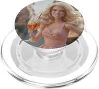 Disgusted FACE DOLL Meme Funny Orange Spritz Cocktail Fun PopSockets PopGrip for MagSafe