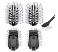 Dish Brush Refill, 4 Pack Dish Brush Replacement Head for OXO Steel Dish Brush