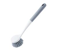 Dish Brushes for Dishes Two Pieces Hard Bristles Long Handle Cleaning Brush for Sink Kitchen Utensils Pans Kitchen Restaurant Dining Room