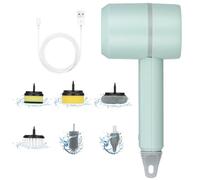 Dish Buddy,Dish Gun For Washing Dishes, Electric Scrub Brush, Electric Dish Scrubber with 6 Replaceable Brush Heads, Handheld Kitchen Brushes for Dishes Kitchen Cleaning Brushes