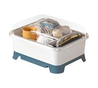 Dish Drainer - Dish Drainer for Kitchen | Dish Drainer with Lid, Bottle Dish Drainer | Portable Dish Rack for Dishes, Bottle Holder for Nursing, Cutlery Drainer for Home Kitchen Use