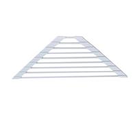 Dish Drainer, Lightweight Folding Triangular Non-Slip Dish Drainer - Kitchen Drainer | For Worktop, Home, Hotel, Dorm, Apartment, Rent, Living Room, Restaurant