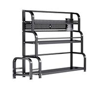 Dish Drainer Organizer - Multifunctional Kitchen Countertop Spice Rack, Reduces Clutter for Efficient Kitchen Storage