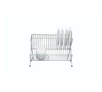 Dish Drainer Plate Cup Bowl Rack Metal Chrome Plated Small Collapsible Fold Up