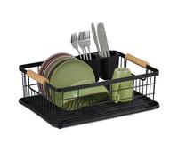 Dish drainer Plate drying stand 2 tiers Lightweight Dish drying rack Compact