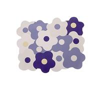 Dish Drying Mat 50 * 40cm Non-Slip Quick-Drying Dish Drainer Mat, Multifunctional Dry Pad for Kitchen Sink Counter-top Tabletop (Blue)