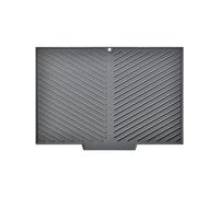 Dish Drying Mat | Bowl Drain Mat - Non-Slip Silicone Drying Supplies for Forks Chopsticks Spoons, 15x10 Inch Kitchen Hot Bowl Pad