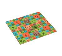 Dish Drying Mat Chemistry Periodic Table Elements Rack Pads for Sink Easy to Clean Non-Slip Sink Mats, for Cup Pan, Home Pub, Dish Kitchenware, 41x46cm