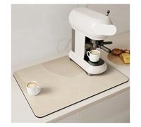 Dish Drying Mat Coffee Machine Pad Rubber Dish Drying Mat Non-Slip Kitchen Super Absorbent Mats Guard Countertop Protector Accessories(Color 1,40x50 cm)