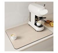 Dish Drying Mat Coffee Machine Pad Rubber Dish Drying Mat Non-Slip Kitchen Super Absorbent Mats Guard Countertop Protector Accessories(Color 9,40x50 cm)