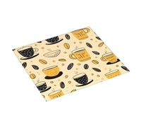 Dish Drying Mat Coffee Mat Coffee Pattern Absorbent Dish Drying Pad Microfiber Pad for Kitchen Counter Dishes Drainer Mats for Counter Tops Draining Racks