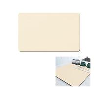 Dish Drying Mat-Diatom Mud Highly Absorbent Microfiber Kitchen Counter Mat, Dish Drying Pad for Dishes, Utensils, Pots and Pans (Beige, 12*16")