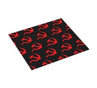 Dish Drying Mat Eed Hammer and Sickle Drying Pad Absorbent Microfiber Sink Mats, for Kitchen Counter, Table, Glass Plate, 41x46cm