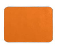 Dish Drying Mat for Kitchen Counter Absorbent Microfiber Dry Dishes Mats Drainer Counter Mat Orange Drying Dish Pad 16 x 18 Inch for Countertops Decor