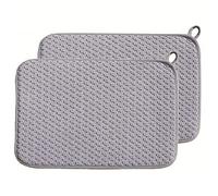 Dish Drying Mat, Microfibre Absorbent Kitchen Sink Drying Drainer, Quick-Drying Dish Drainer Board Mat for Kitchen Counter-top Tabletop Accessories, Machine Wash (400 * 300)