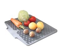 Dish Drying Pad | Non-Slip Drain Dishes Drying Pad - Non-Slip Heat-Resistant Counter Protector Silicone Kitchen Drainer for Countertop Refrigerator Bathroom