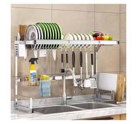 Dish Drying Rack, Over The Sink Drainer for Small Kitchen Counter Space