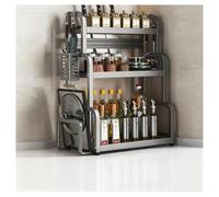 Dish Drying Racknizer with Knife Holder RustResistant Metal Condiment Rack Hoo & Silos for Kitchen Countertop Office Sto Solut