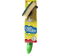 Dish Matic Washing Up Brush Sponge With Liquid Dispenser Or Dishmatic Refills