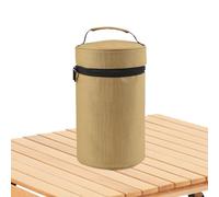 Dish Organizer Bag for Camping | Dish Bag for Camping | Storage Bag for Dishes, Bowls, Chopsticks, Waterproof Anti-collision Bag for Outdoor Kitchen BBQ, Beige Yellow, 説明を参照してください, See Description