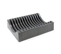 Dish organizer rack for furniture, holds up to 13 plates, plastic 8938523 Emuca