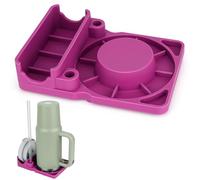 Dish Rack for Stanley Cup 30/40 oz, Silicone Bottle Stand for Placing Stanley Cup, Straw and Lid, Drying Rack for Tumblers, Accessories for Stanley Cup (Rose Red) without Cup