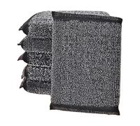 Dish Scrub Sponges - 6pcs Non Scratch Dishwashing Sponges | Reusable Kitchen Cleaning with Stainless Steel Wire Pot, Pans, Pots and Household Tools