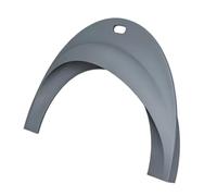 Dish Shield | Food Bumper | Silicone Plate Spill Guard Ring | Flexible Adaptive Eating Assist for Seniors Dementia Patients Spillproof Assistive Self Feeding Dinnerware Lip Attachment Grey