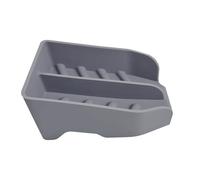 Dish Sponge Holder - Raised Silicone Soap Dish for Quick Drying, Drain Spout with Waterfall Design, Non Slip Sink Organizer for Kitchen, Counter, Bathroom, Shower Accessories, 14.7x14.7x7.3cm
