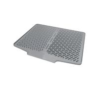Dish Towel Mat, Kitchen Mat with Draining Edge - Non-Slip Heat Resistant Floor Protector Splash Guard for Silicone Sink Dish Drainer for Women