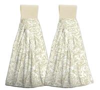 Dish Towels Beautiful Geometric Kitchen Towel Set Kitchen Towels With Hanging Loop Dish Cafe Bar Tie Towel Washcloth Oven Stove For Decoration Bathrooms Washroom Coral Fleece 18. 5X12in