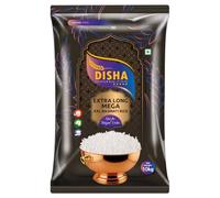 Disha Mega XXL 1121 Basmati Rice 10kg - Extra Long Grain, Premium Quality, Extra Aroma, 1121 Biryani Rice, Traditional Taste, Restaurant & Family Pack