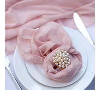 Dishcloth， 50pcs 46x46cm Gauze Cotton Napkin, For Wedding Decoration Party Christmas Table Decor(Light Pink)